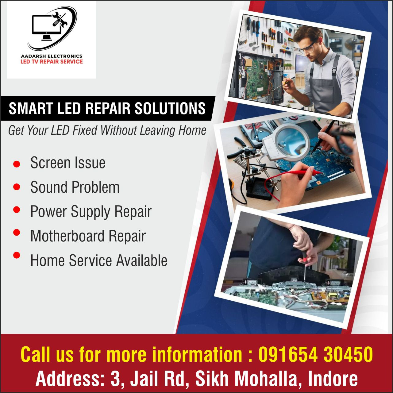 Smart LED Repair Solutions in Indore